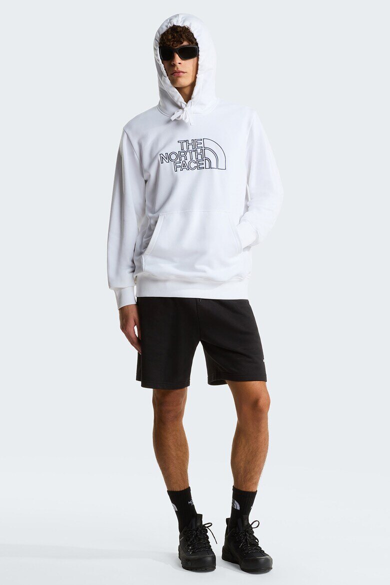 The North Face Шорти с памук с лого Черен/Бял