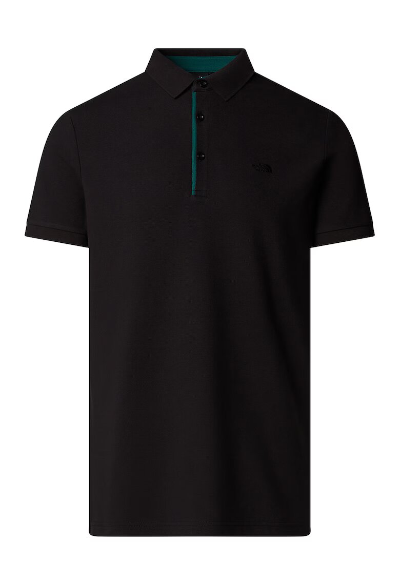 The North Face Слим тениска с яка и бродирано лого
