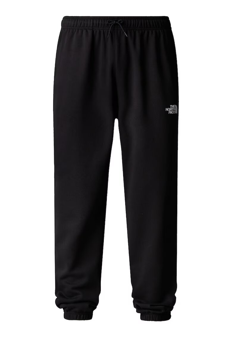 The North Face Спортен панталон с връзка и лого - Черен/Бял