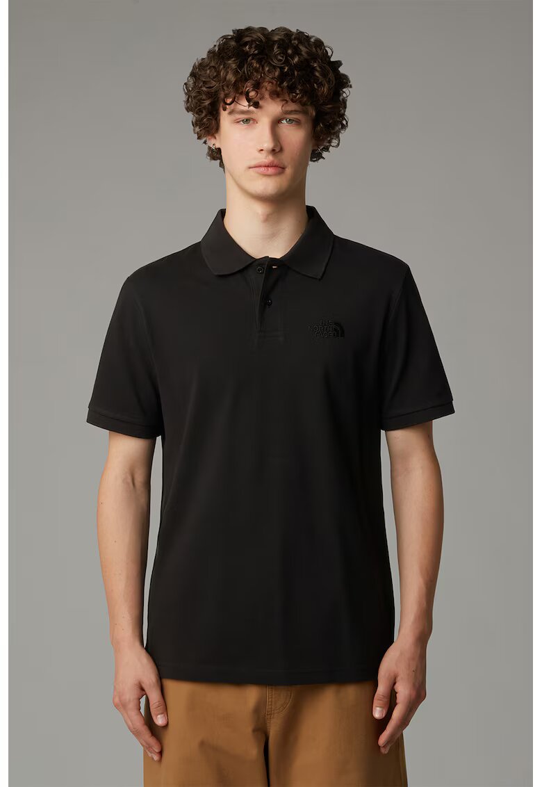 The North Face Тениска с яка и бродирано лого