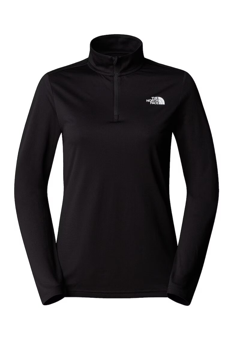 The North Face Тренировъчна блуза с къс цип и лого
