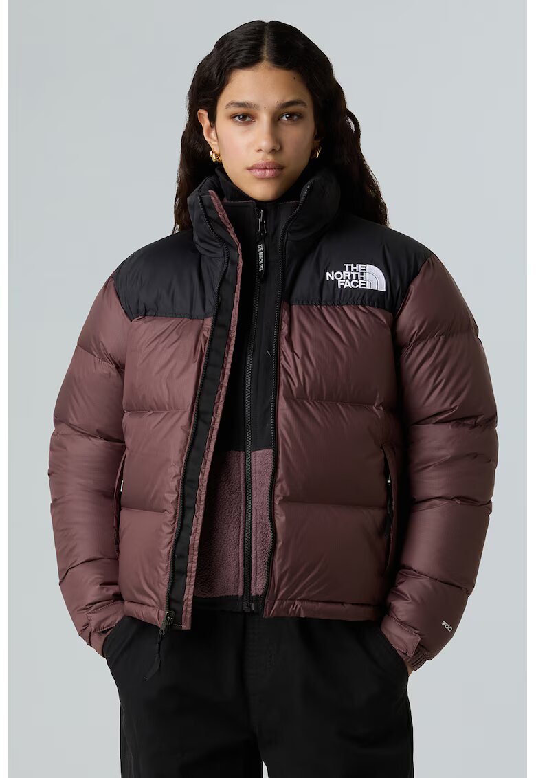 The North Face Зимно яке 1996 Retro Nuptse с пухена вата - Черен/Тъмновиолетов