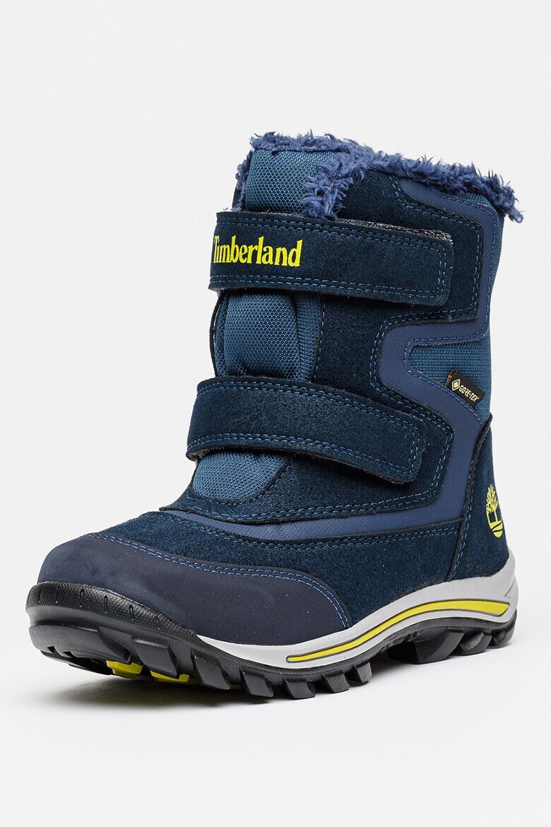 Timberland Боти Chillberg с велкро Лайм зелено/Тъмносин