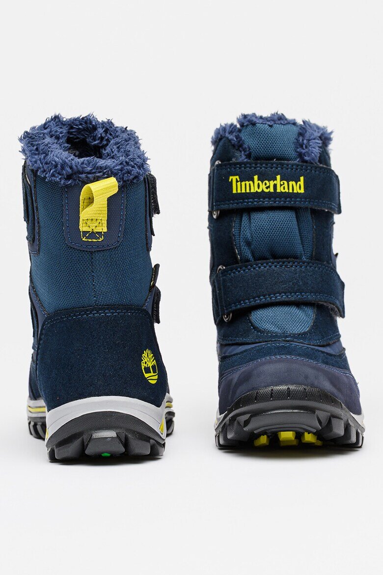 Timberland Боти Chillberg с велкро Лайм зелено/Тъмносин