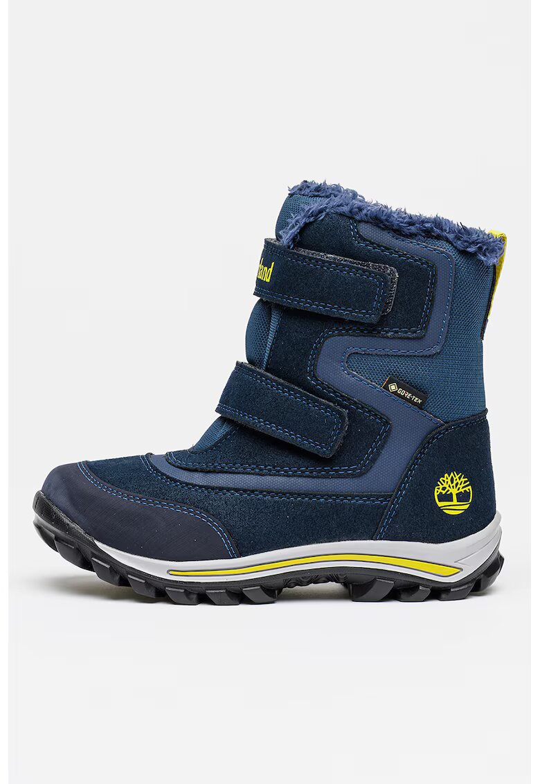 Timberland Боти Chillberg с велкро - Лайм зелено/Тъмносин