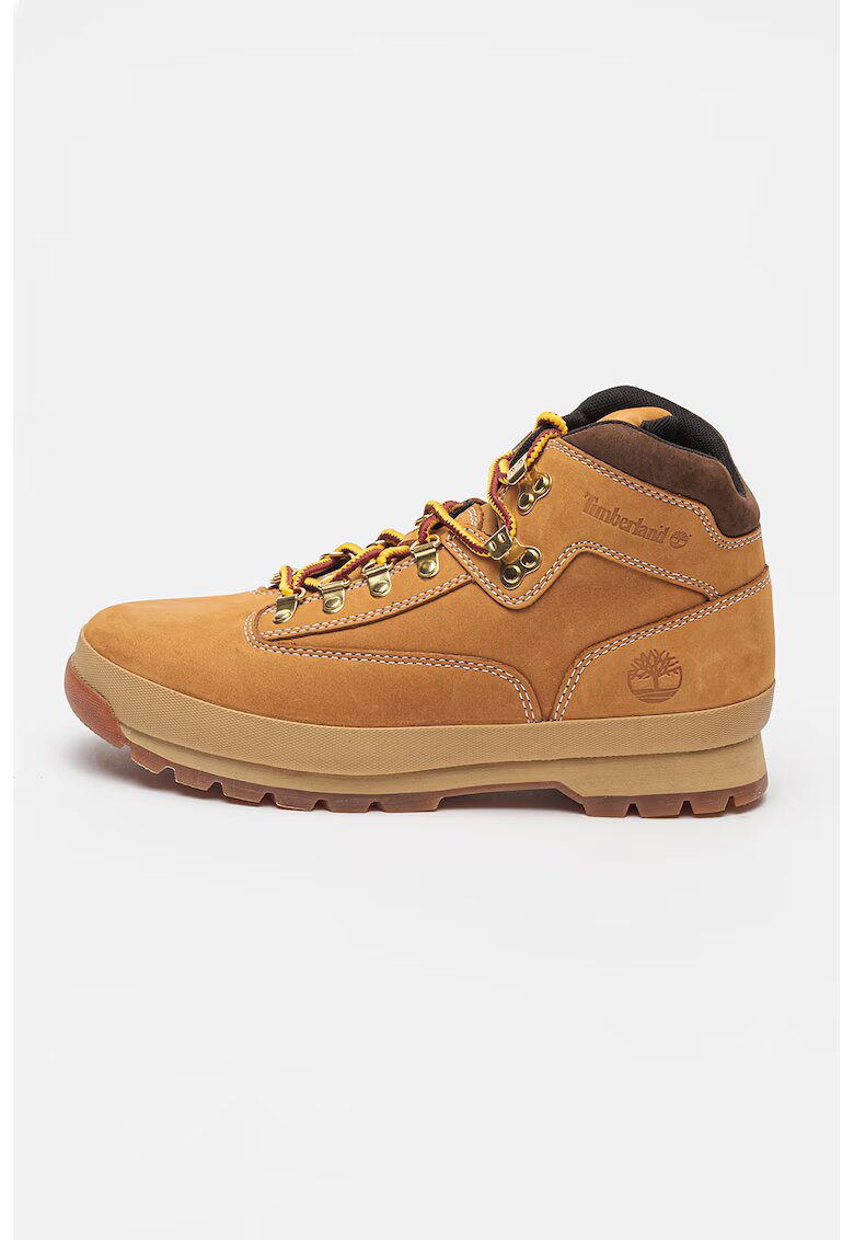 Timberland Боти от набук - Тъмнокафяв/Карамел