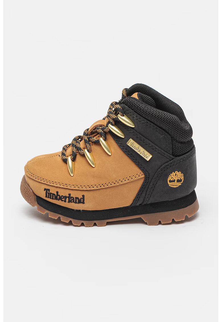 Timberland Боти от набук - Златист/Черен/Карамел