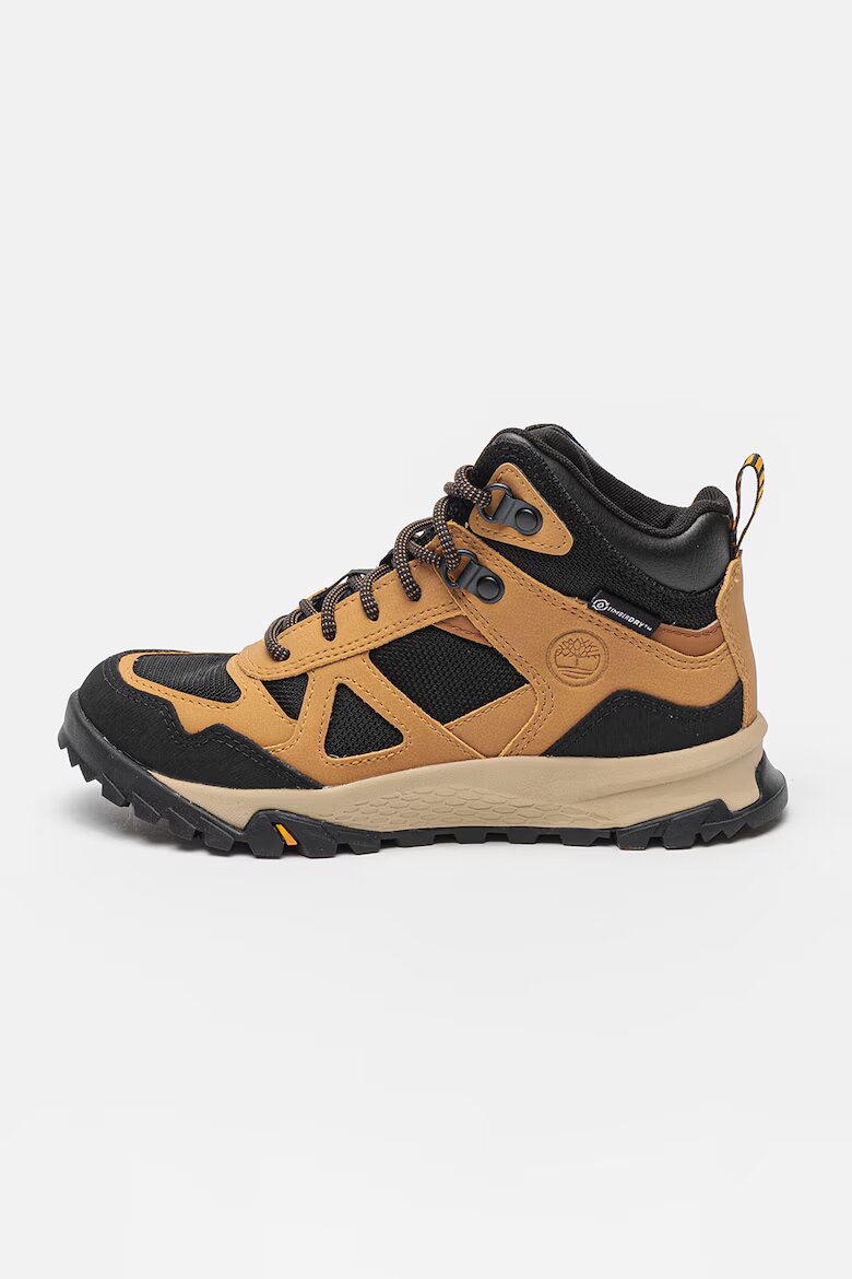 Timberland Боти с връзки Черен/Светлокафяв