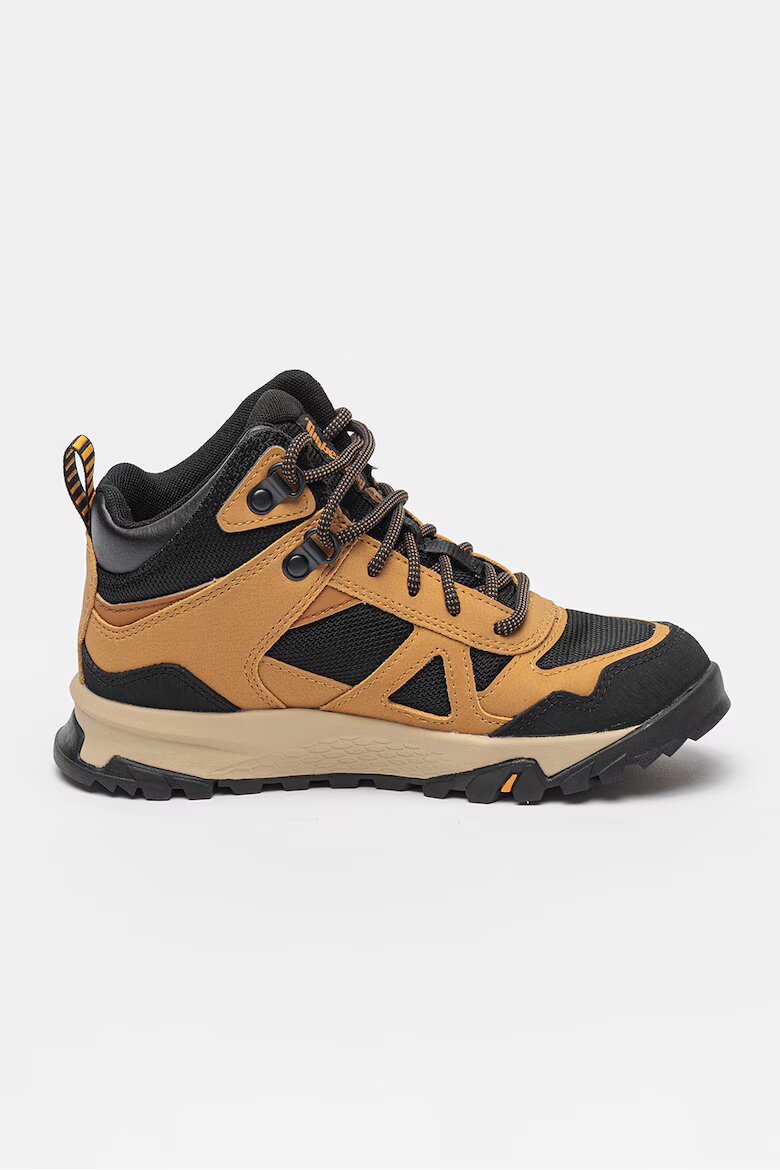 Timberland Боти с връзки Черен/Светлокафяв