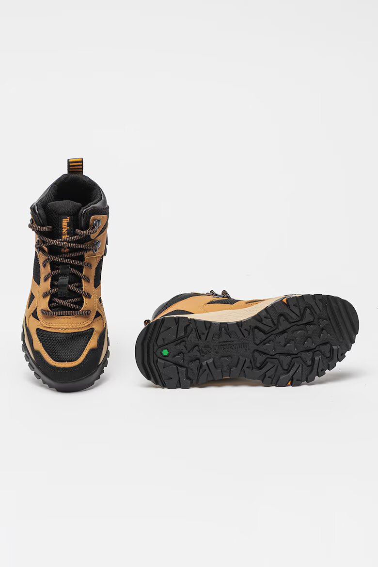 Timberland Боти с връзки Черен/Светлокафяв