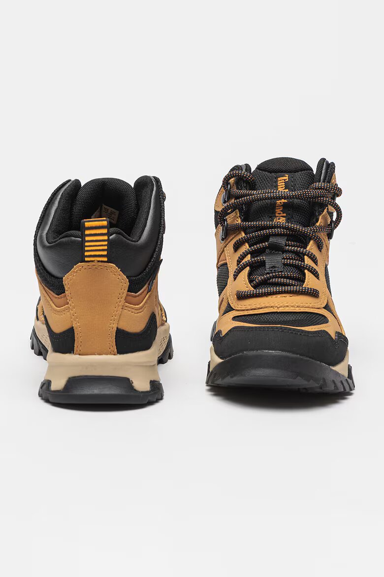Timberland Боти с връзки Черен/Светлокафяв