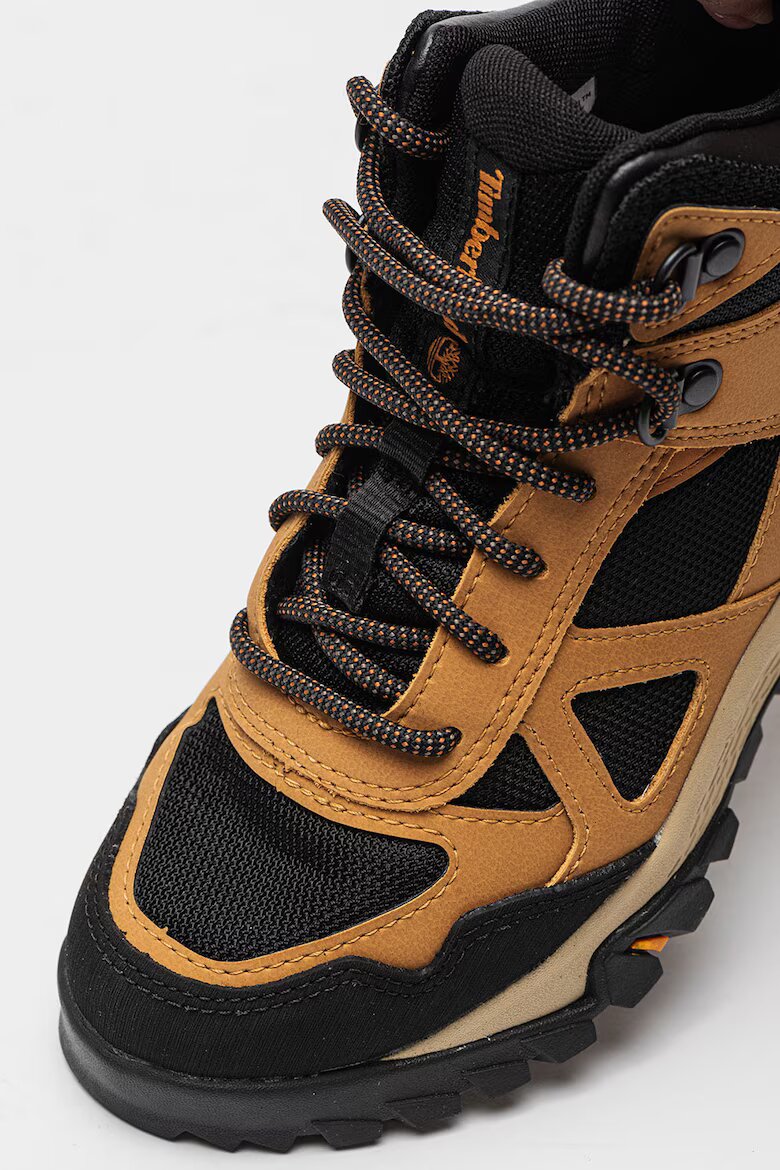Timberland Боти с връзки Черен/Светлокафяв