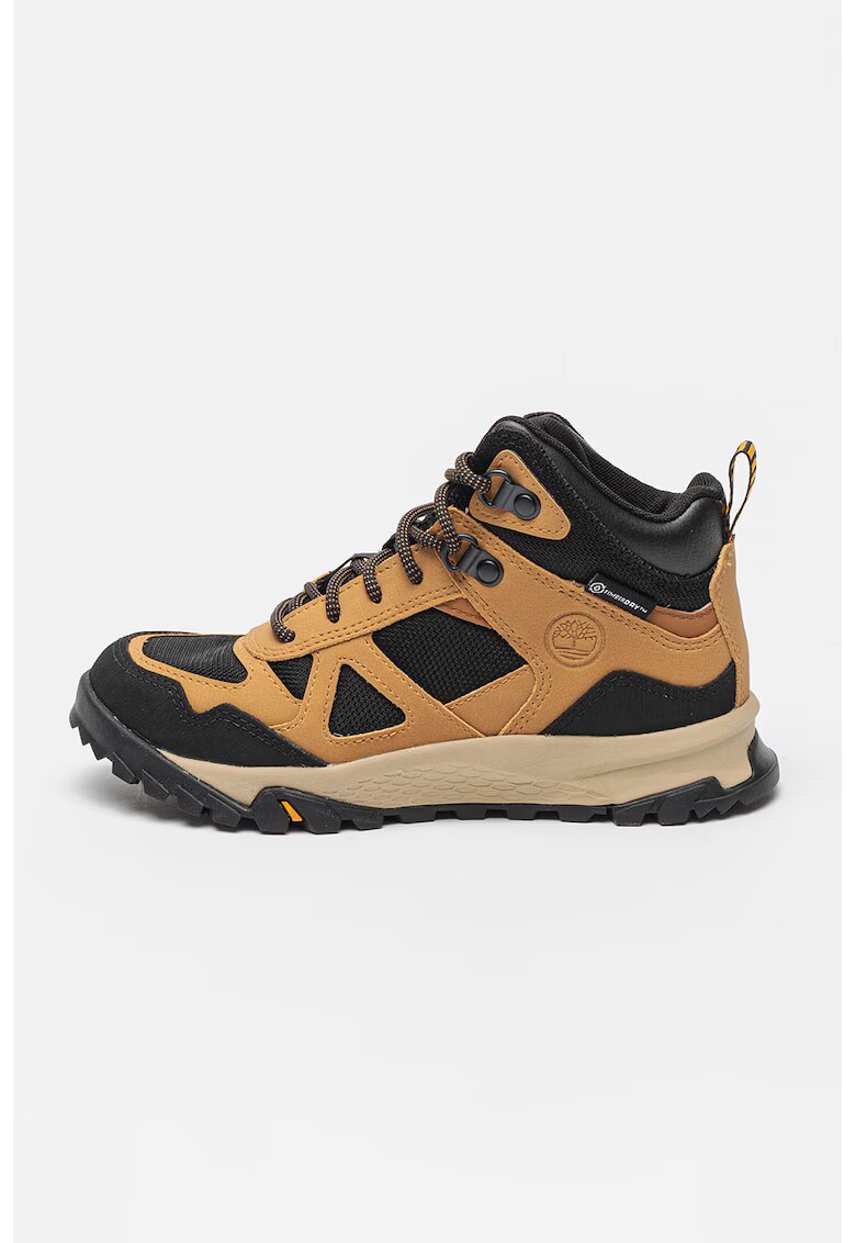 Timberland Боти с връзки - Черен/Светлокафяв