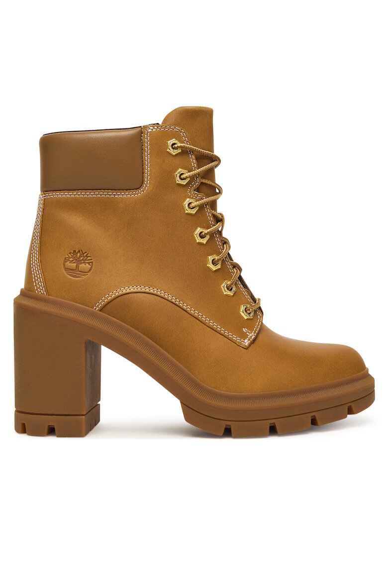 Timberland Дамски боти Allington Heights Mi - естествена кожа - кафяви