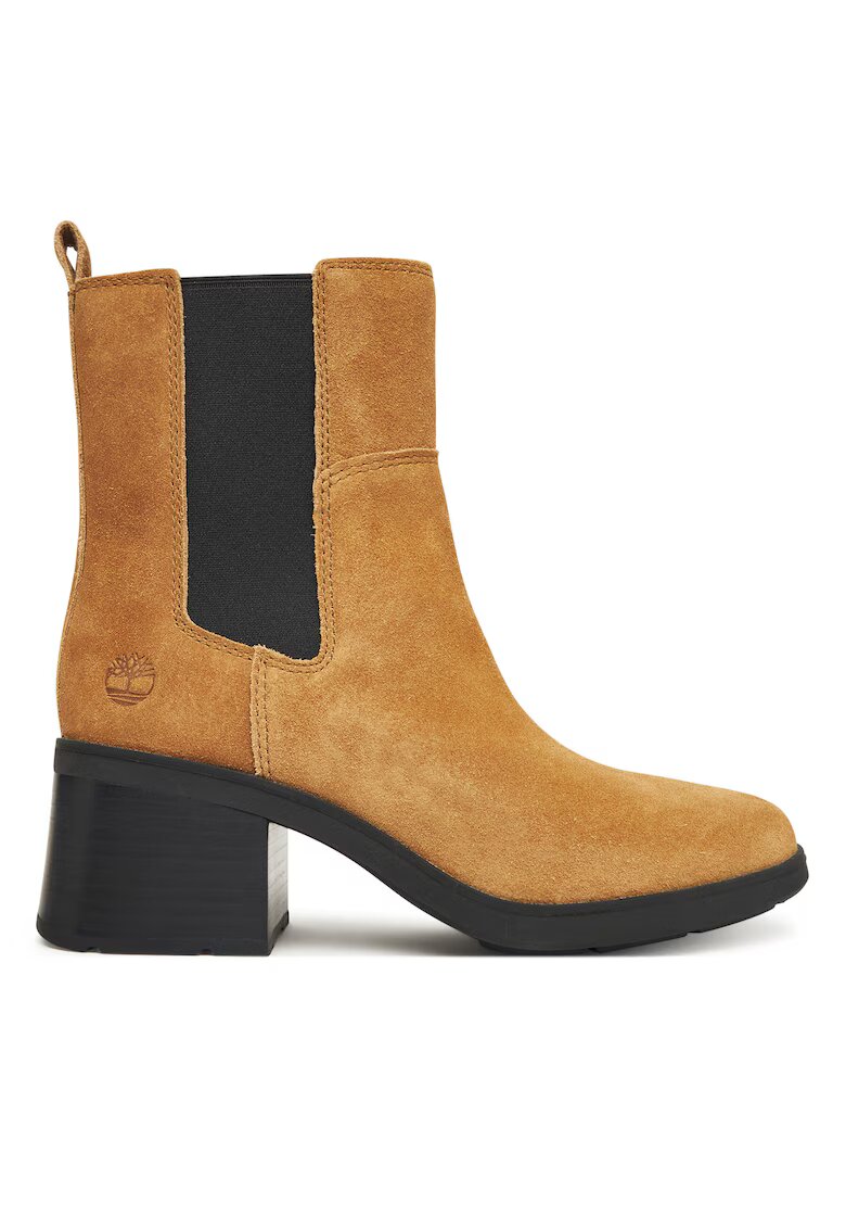 Timberland Дамски боти Bellevaux - естествена кожа - кафяви
