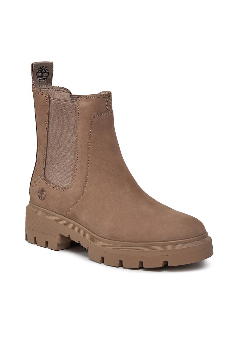 Timberland Дамски боти естествена кожа - кафяви - Cortina Valley