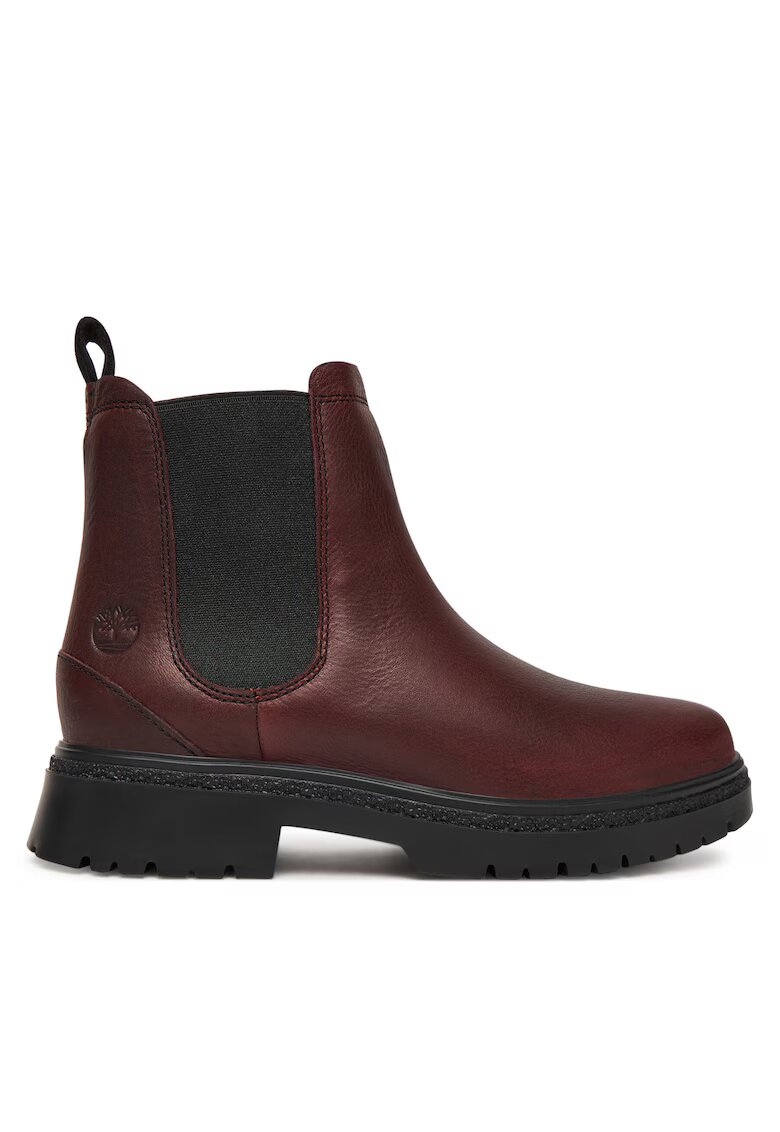 Timberland Дамски боти TB0A4 - червени - естествена кожа