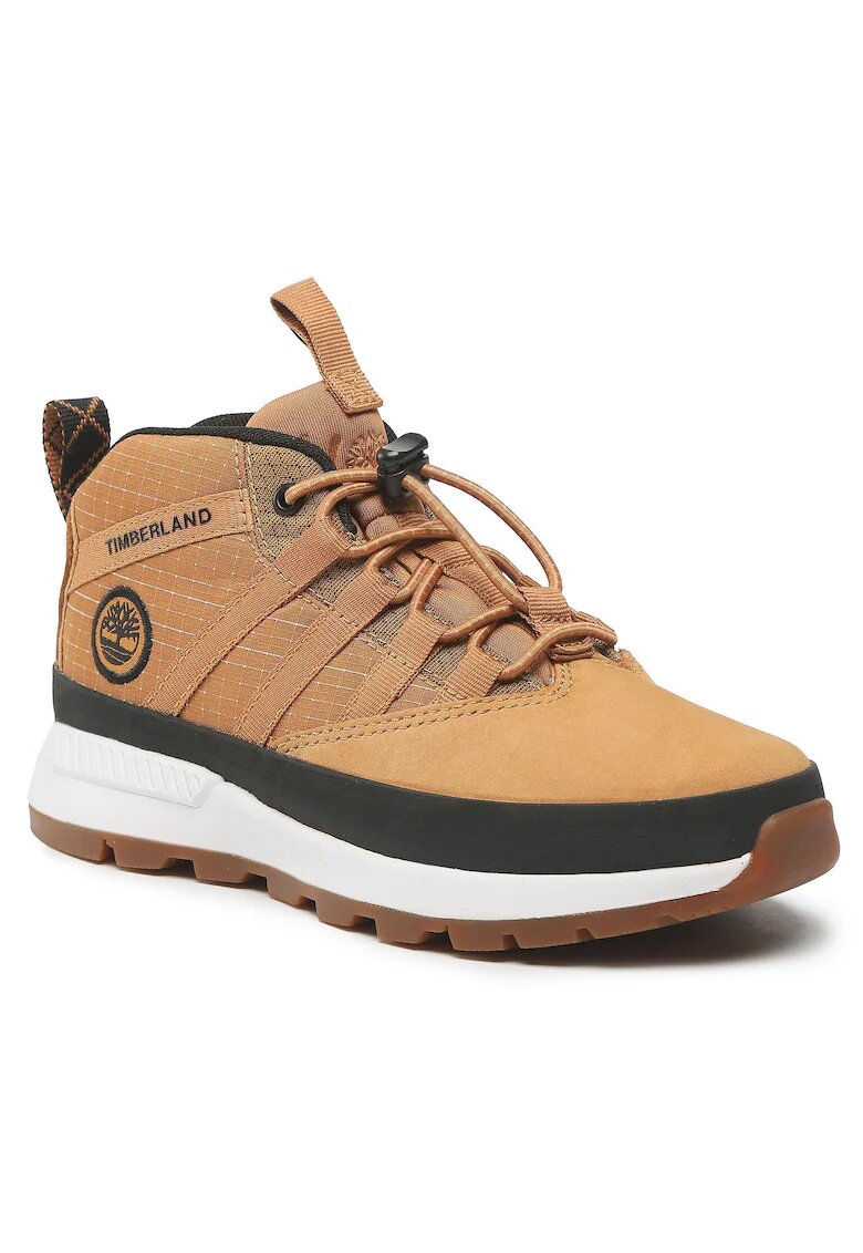 Timberland Детски ботуши - естествена кожа - кафяви