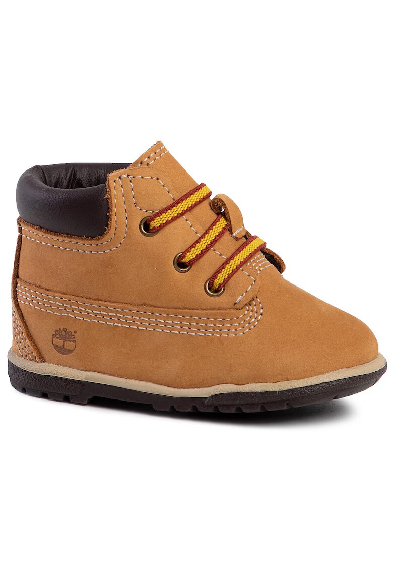 Timberland Детски туристически обувки - естествена кожа - кафяви
