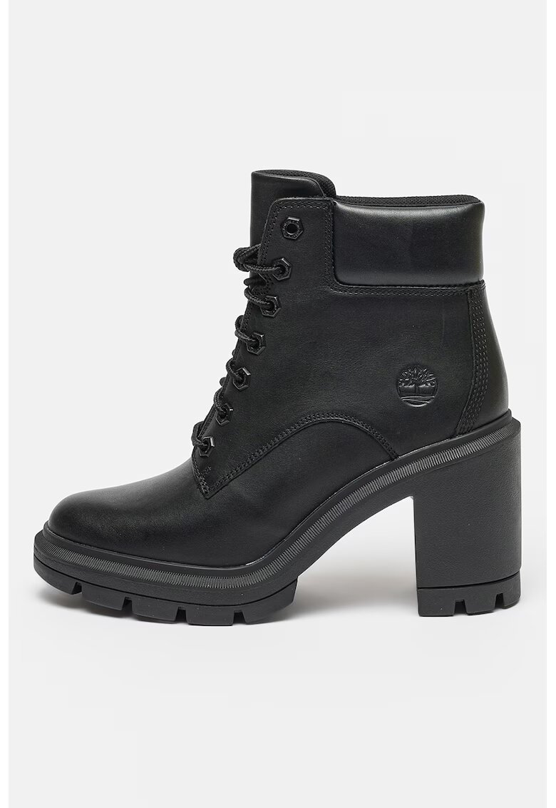 Timberland Кожени боти Allington Heights с масивен ток