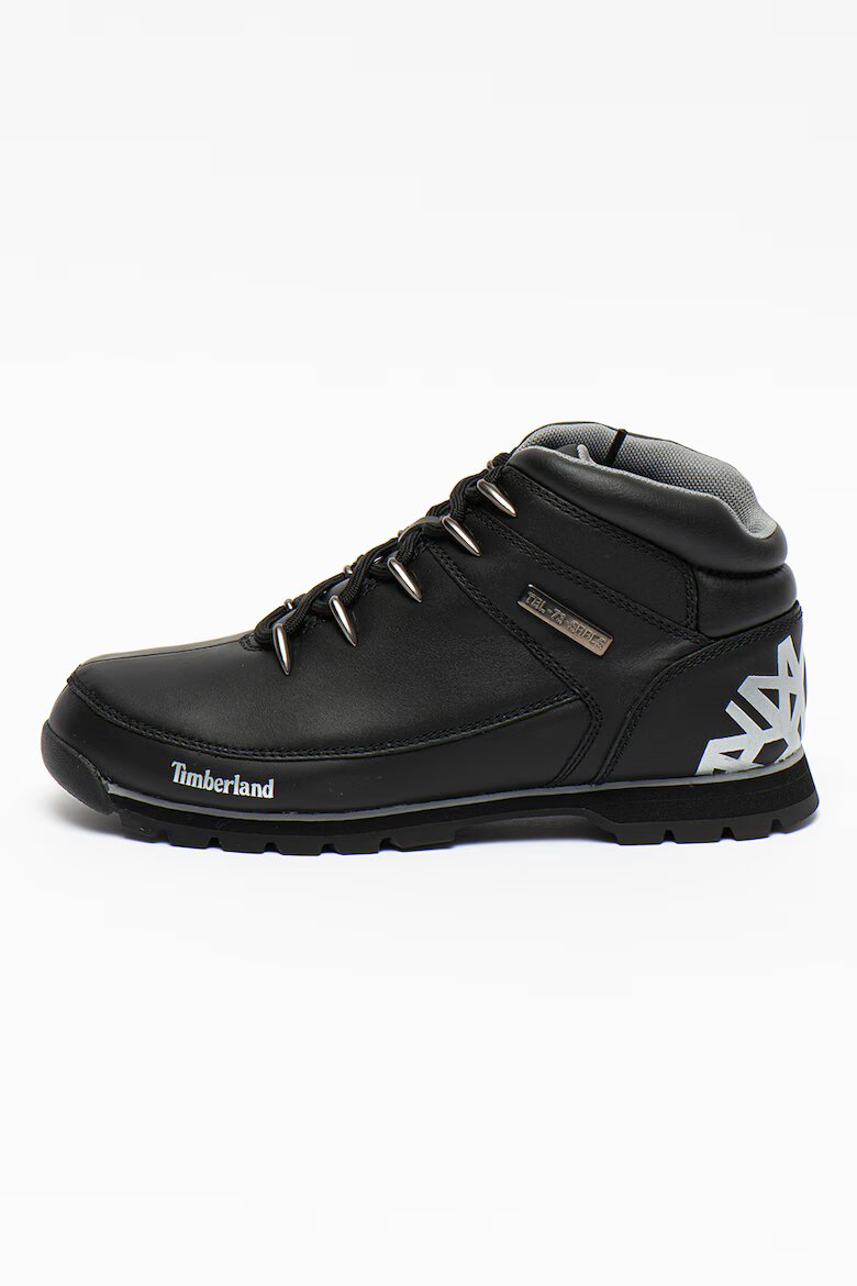 Timberland Кожени боти Euro Sprint Hiker Черен/Сребрист