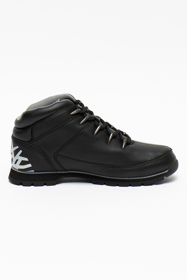Timberland Кожени боти Euro Sprint Hiker Черен/Сребрист