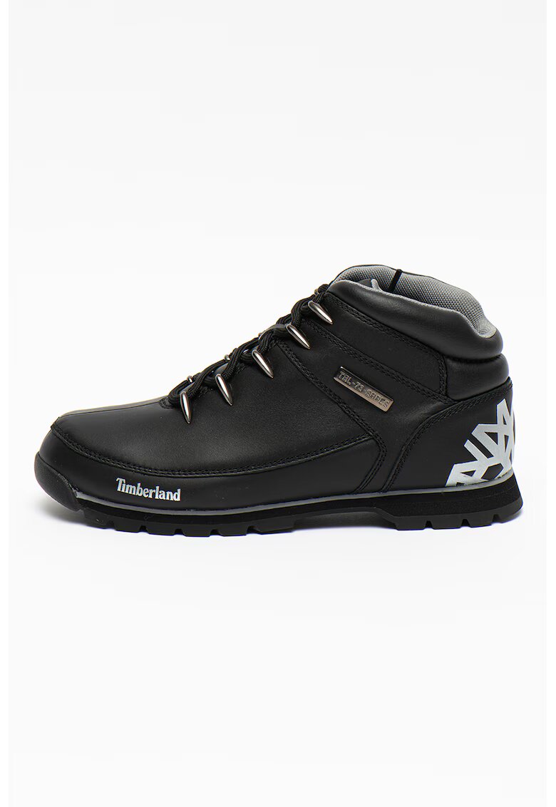 Timberland Кожени боти Euro Sprint Hiker - Черен/Сребрист