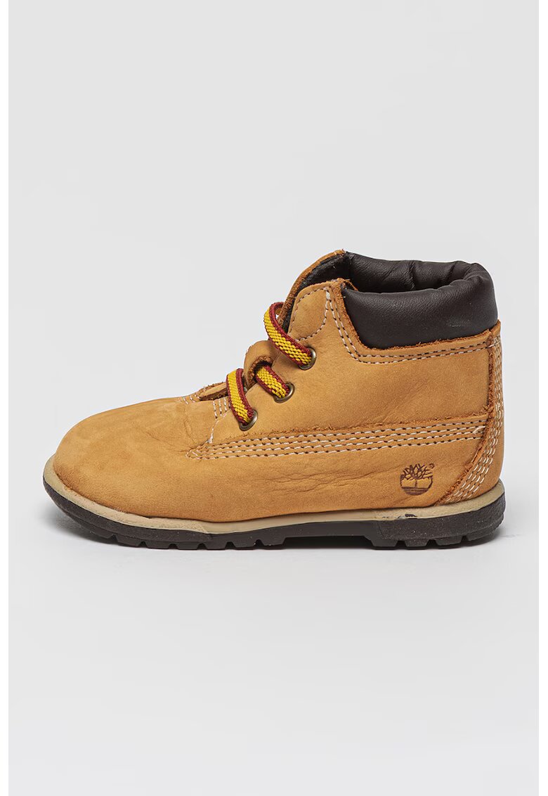 Timberland Кожени боти с лого