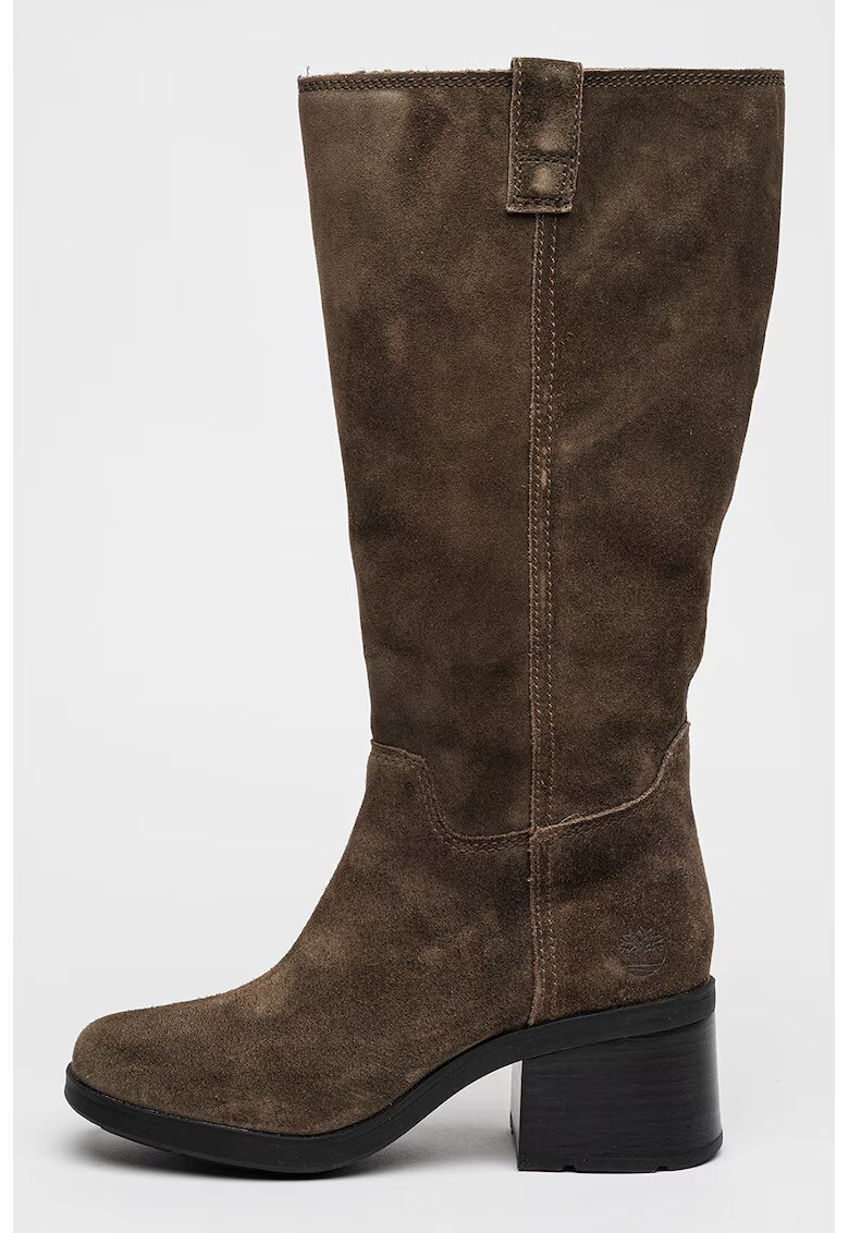 Timberland Кожени дълги ботуши Bellevaux с масивен ток