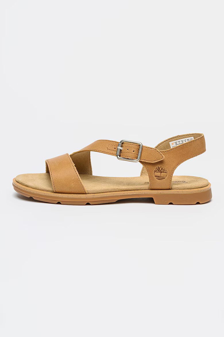 Timberland Кожени сандали Calista Тъмнобежово
