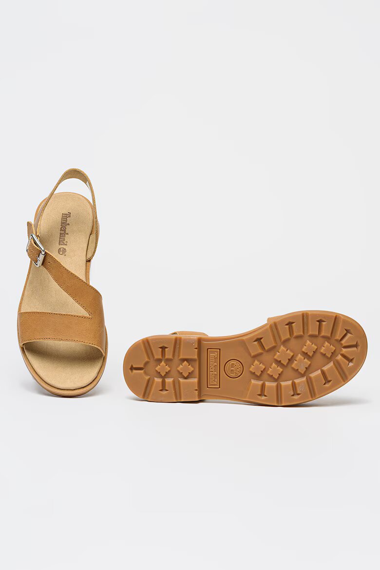 Timberland Кожени сандали Calista Тъмнобежово