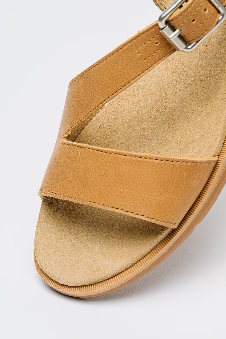 Timberland Кожени сандали Calista Тъмнобежово