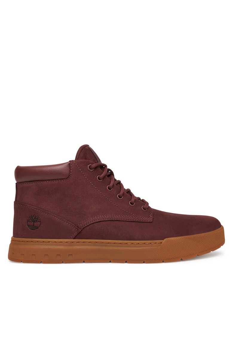 Timberland Мъжки боти Burgundy - естествена кожа - модел Maple Grove