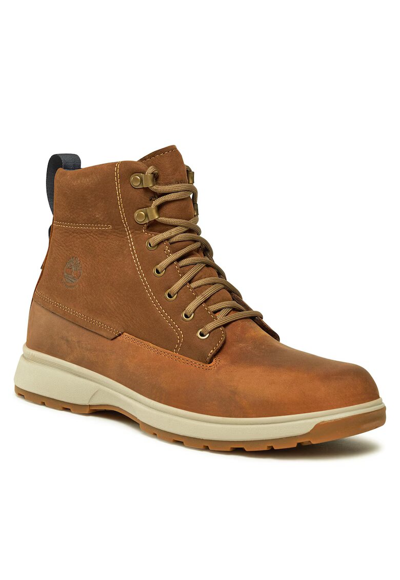 Timberland Мъжки боти - естествена кожа - кафяви - синтетичен материал