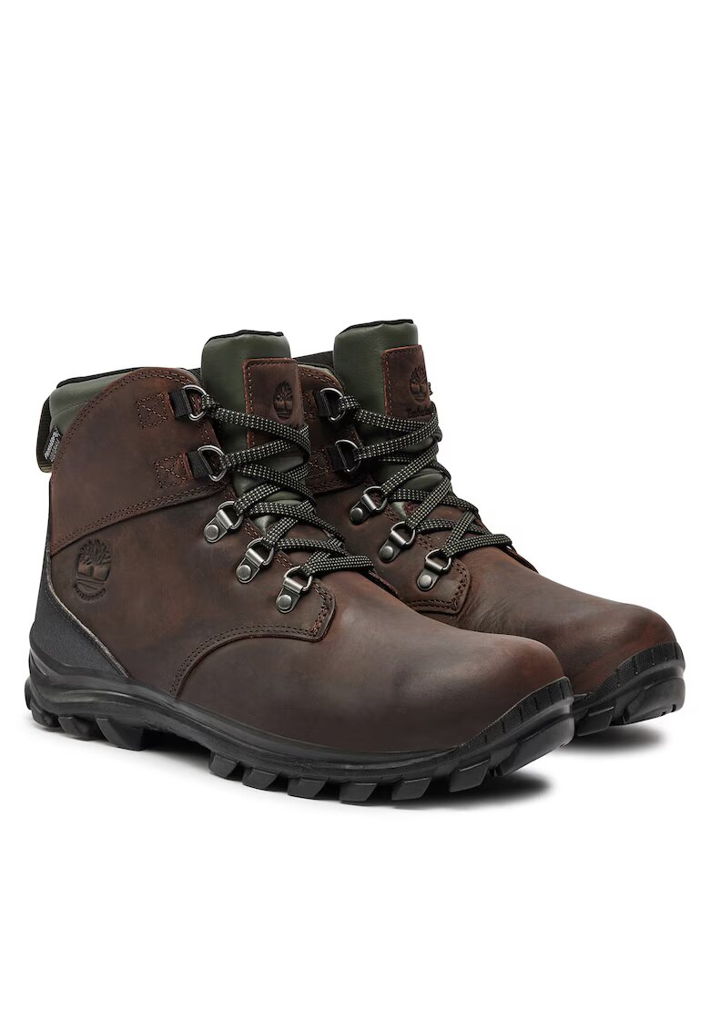 Timberland Мъжки боти модел Halbhoher Chillberg - естествена кожа - цвят