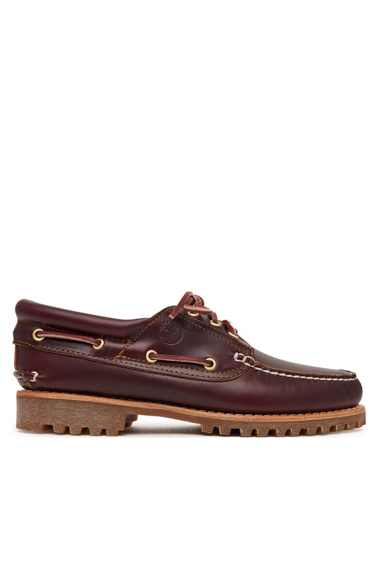 Timberland Мъжки мокасини от естествена кожа в кафяво