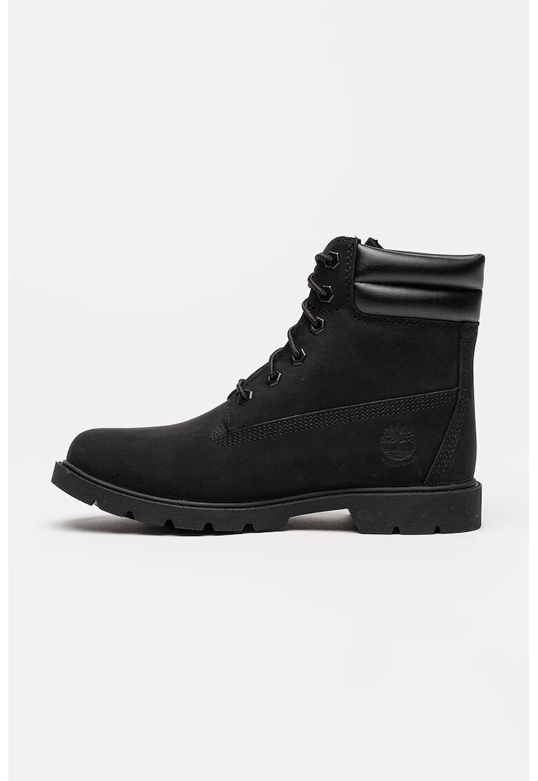 Timberland Непромокаеми боти Linden Woods 6 от набук - Избеляло черно