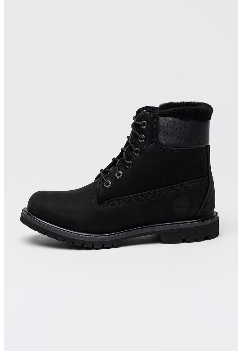 Timberland Непромокаеми боти от набук - Черен/Избеляло черно