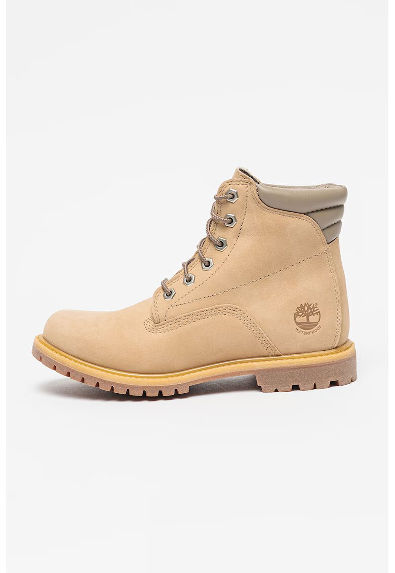 Timberland Непромокаеми боти Waterville с набук и текстил