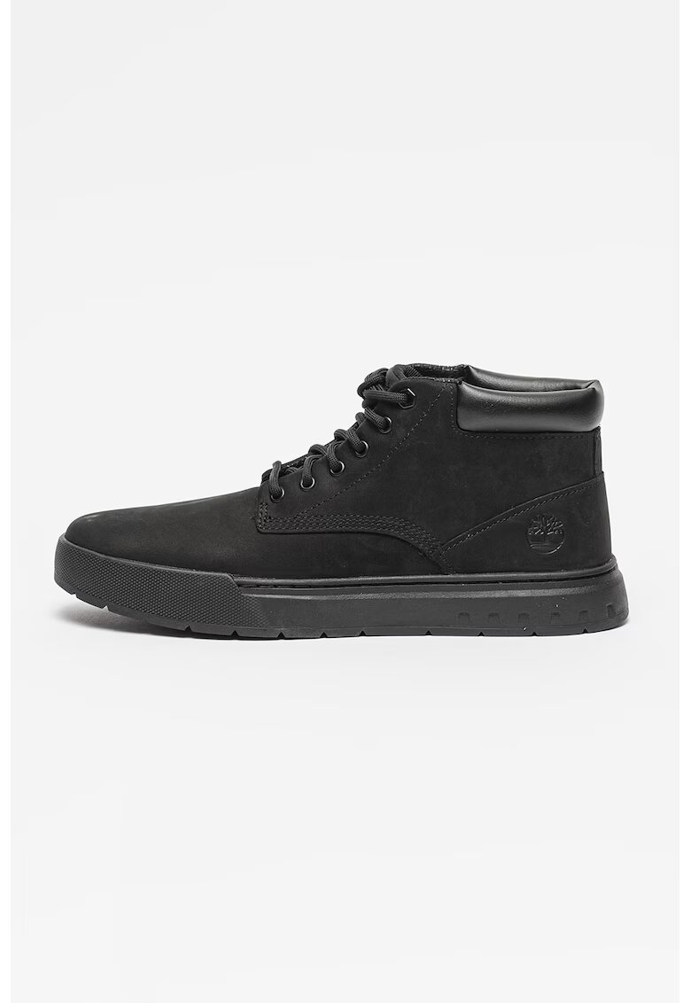 Timberland Спортни обувки Maple Grove от набук - Избеляло черно
