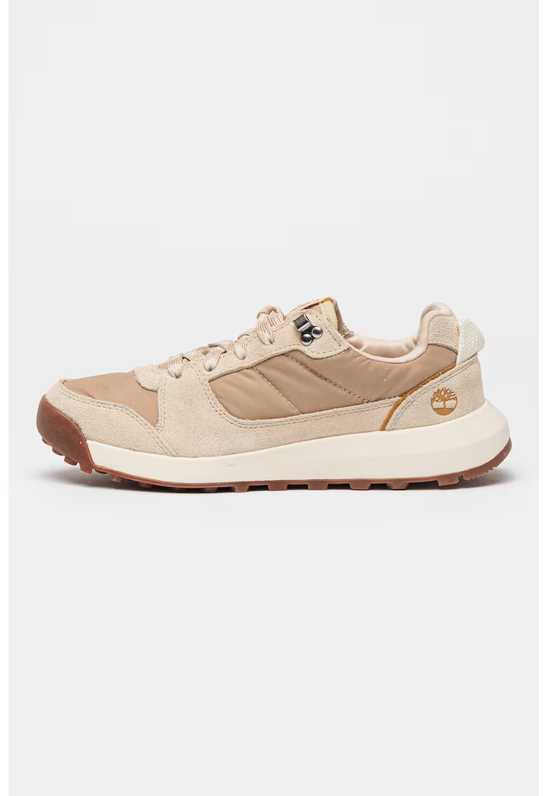 Timberland Спортни обувки Retro Swift с велур - Светлокафяв/Светло бежово