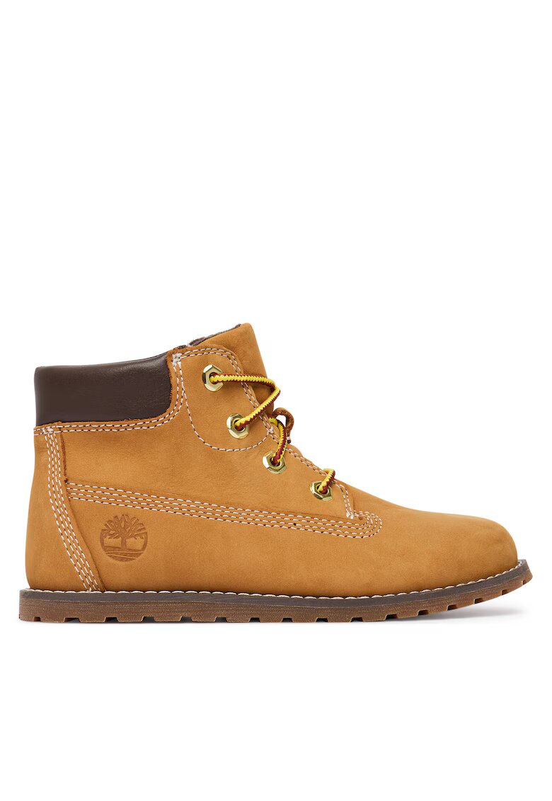Timberland Спортни обувки за момчета - естествена кожа - кафяви