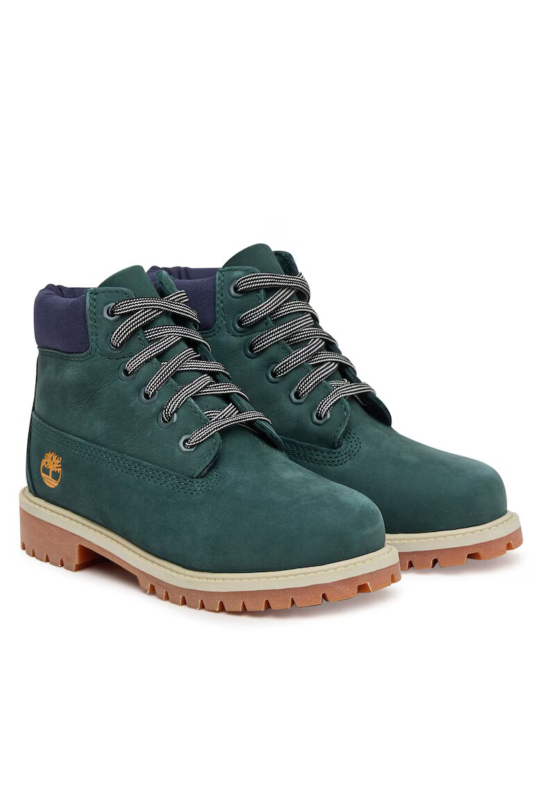 Timberland Спортни обувки за момчета - естествена кожа - зелени/сини