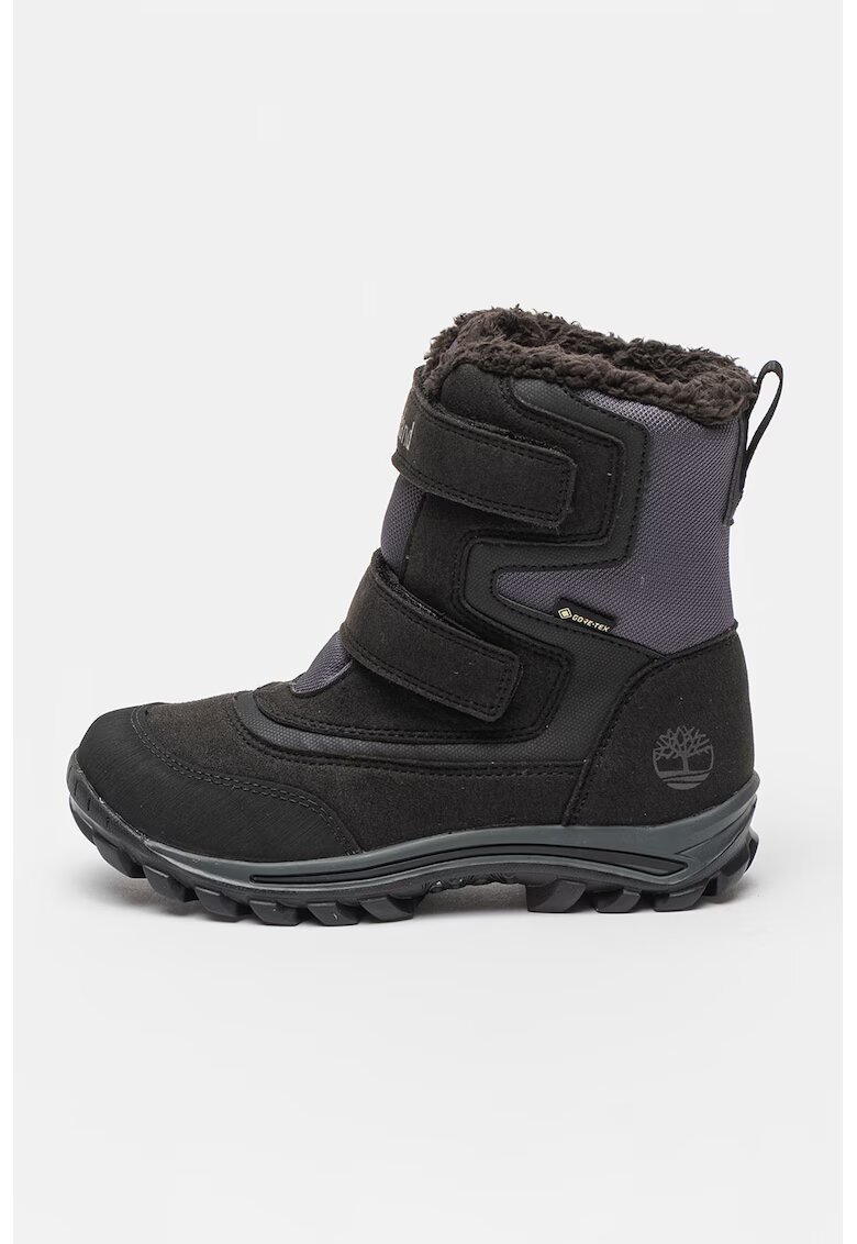 Timberland Текстилни ботуши с велкро - Черен/Tъмносив
