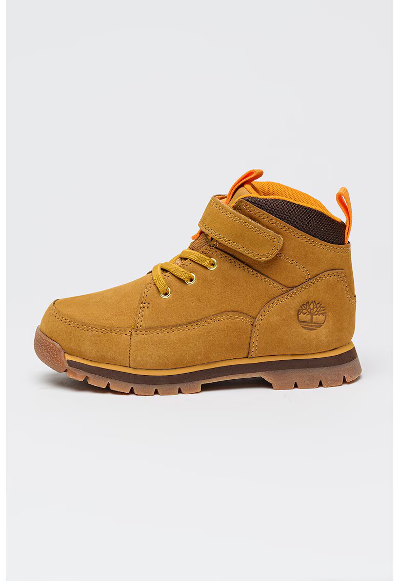 Timberland Велурени боти Euro Rock с велкро