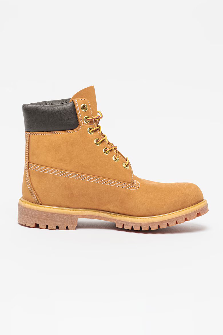 Timberland Водоустойчиви боти Premium от набук с кожа Бежов