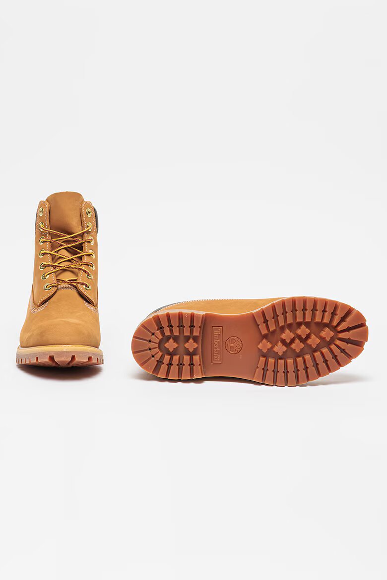Timberland Водоустойчиви боти Premium от набук с кожа Бежов