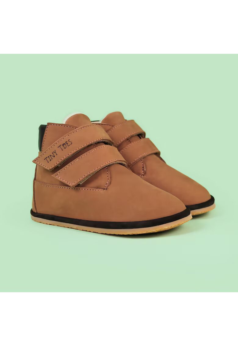 TINY TOES Boofy Nubuck Barefoot Short Boots