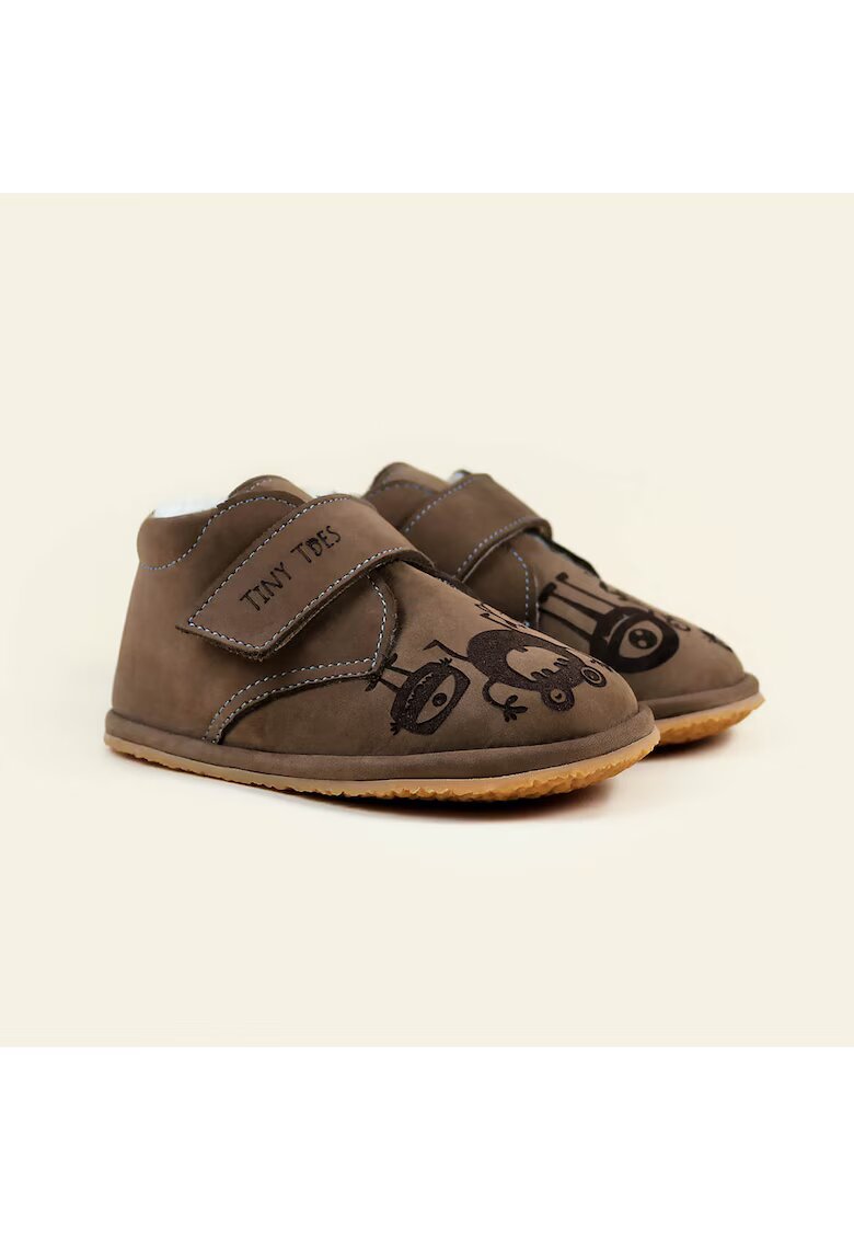 TINY TOES Nubuck Barefoot Short Boots