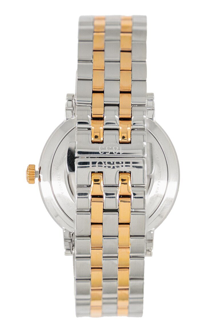 Tissot Автоматичен часовник Powermatic 80 Сребрист/Златисто розов